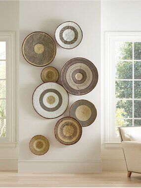 Serena & Lily Del Sol Coastal Handwoven Baskets (Set of 8)